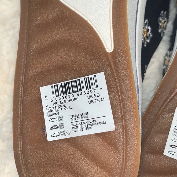 Cloudsteppers By Clark Navy Floral Breeze Shore Mule - Picture 5 of 7